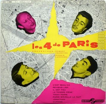 [Pochette de C’est beau a, Jonathan, Cumana… (Les 4 de Paris (LES QUATRE DE PARIS))]