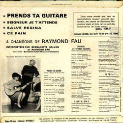 [Pochette de Prends ta guitare (Raymond FAU) - verso]