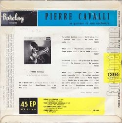 [Pochette de Rock a conga (Pierre CAVALLI) - verso]