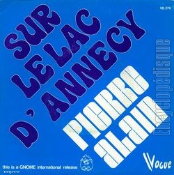 [Pochette de Sur le lac d’Annecy (Pierre ALAIN (2)) - verso]