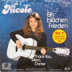 [Pochette de Ein bichen Frieden (NICOLE) - verso]