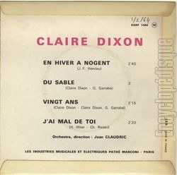 [Pochette de En hiver  Nogent (Claire DIXON) - verso]