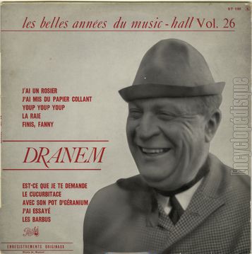 [Pochette de Les belles annes du music-hall vol. 26 (DRANEM)]