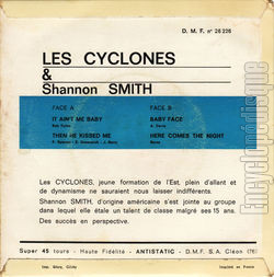 [Pochette de It ain’t my baby (CYCLONES et Shannon SMITH) - verso]