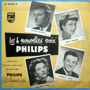 [Pochette de Les 4 nouvelles voix Philips (COMPILATION)]