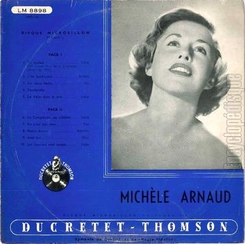 [Pochette de Tu voulais, Tourterelle, avec lui… (Michle ARNAUD)]