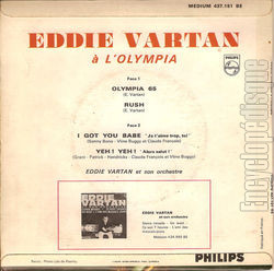 [Pochette de Olympia 65 (Eddie VARTAN) - verso]