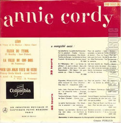 [Pochette de Lon (Annie CORDY) - verso]