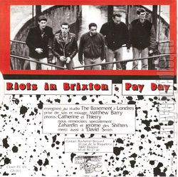 [Pochette de The STRIKERS  Riots in Brixton  (Les ANGLOPHILES) - verso]