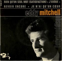 [Pochette de Rien qu’un seul mot (Satisfaction) (Eddy MITCHELL)]