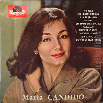 [Pochette de Ton adieu, Al di la, Perdido… - 6 (Maria CANDIDO)]