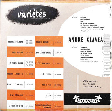 [Pochette de Mon p’tit monde  moi, Filles d’ve, Images… 3me srie (Andr CLAVEAU) - verso]