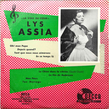 [Pochette de Oh ! mon Papa, Mon pays, Ton mariage… (Lys ASSIA)]