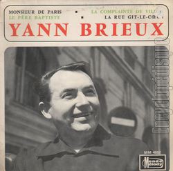 [Pochette de Monsieur de Paris (Yann BRIEUX)]