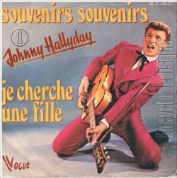 [Pochette de Souvenirs souvenirs / Je cherche une fille - 1 (Johnny HALLYDAY)]