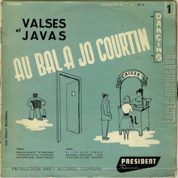 [Pochette de Au bal  Jo Courtin (Jo COURTIN)]