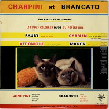 [Pochette de Charpini et Brancato chantent et parodient les plus clbres duos du rpertoire (CHARPINI ET BRANCATO)]