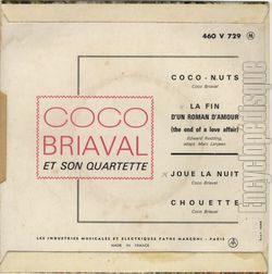 [Pochette de Coco-nuts (COCO BRIAVAL et son QUARTETTE) - verso]