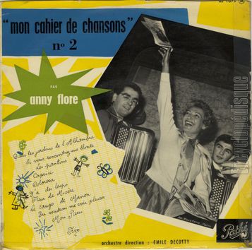 [Pochette de Mon cahier de chansons n 2 (Anny FLORE)]