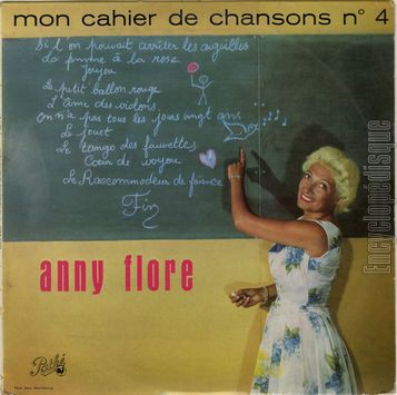 [Pochette de Mon cahier de chansons n 4 (Anny FLORE)]