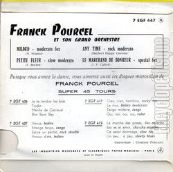 [Pochette de Milord (Franck POURCEL) - verso]