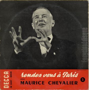 [Pochette de Rendez-vous  Paris - 2 - (Maurice CHEVALIER)]