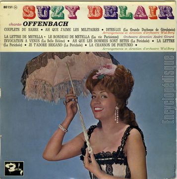 [Pochette de Suzy Delair chante Offenbach (Suzy DELAIR)]