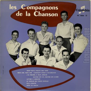 [Pochette de Trop beau pour tre vrai, Elle chante, Avec ce soleil… (Les COMPAGNONS DE LA CHANSON)]