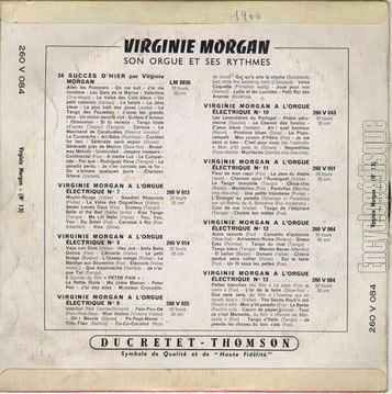 [Pochette de 13 - Pattes blanches, L’or de la terre, Que sera sera… (Virginie MORGAN) - verso]