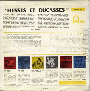 [Pochette de Fiesses et ducasses (DOCUMENT) - verso]