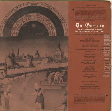 [Pochette de Du Guesclin et la premire partie de la Guerre de Cent Ans (HISTOIRE VIVANTE) - verso]