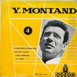 [Pochette de La goualante du pauvre Jean (Yves MONTAND)]