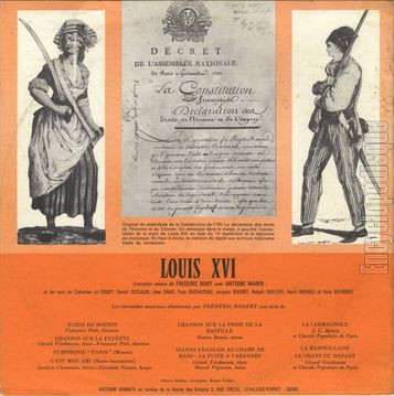 [Pochette de Louis XVI (HISTOIRE VIVANTE) - verso]