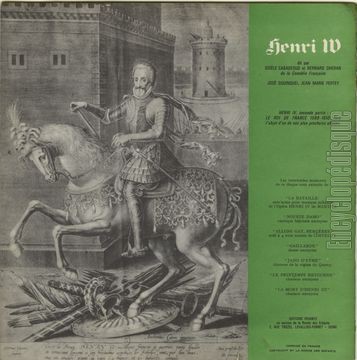 [Pochette de Henri IV (HISTOIRE VIVANTE) - verso]