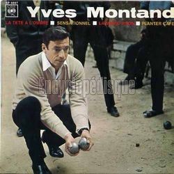 [Pochette de La tte  l’ombre (Yves MONTAND)]