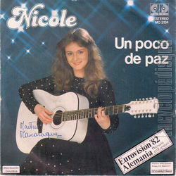 [Pochette de Un poco de paz (NICOLE) - verso]